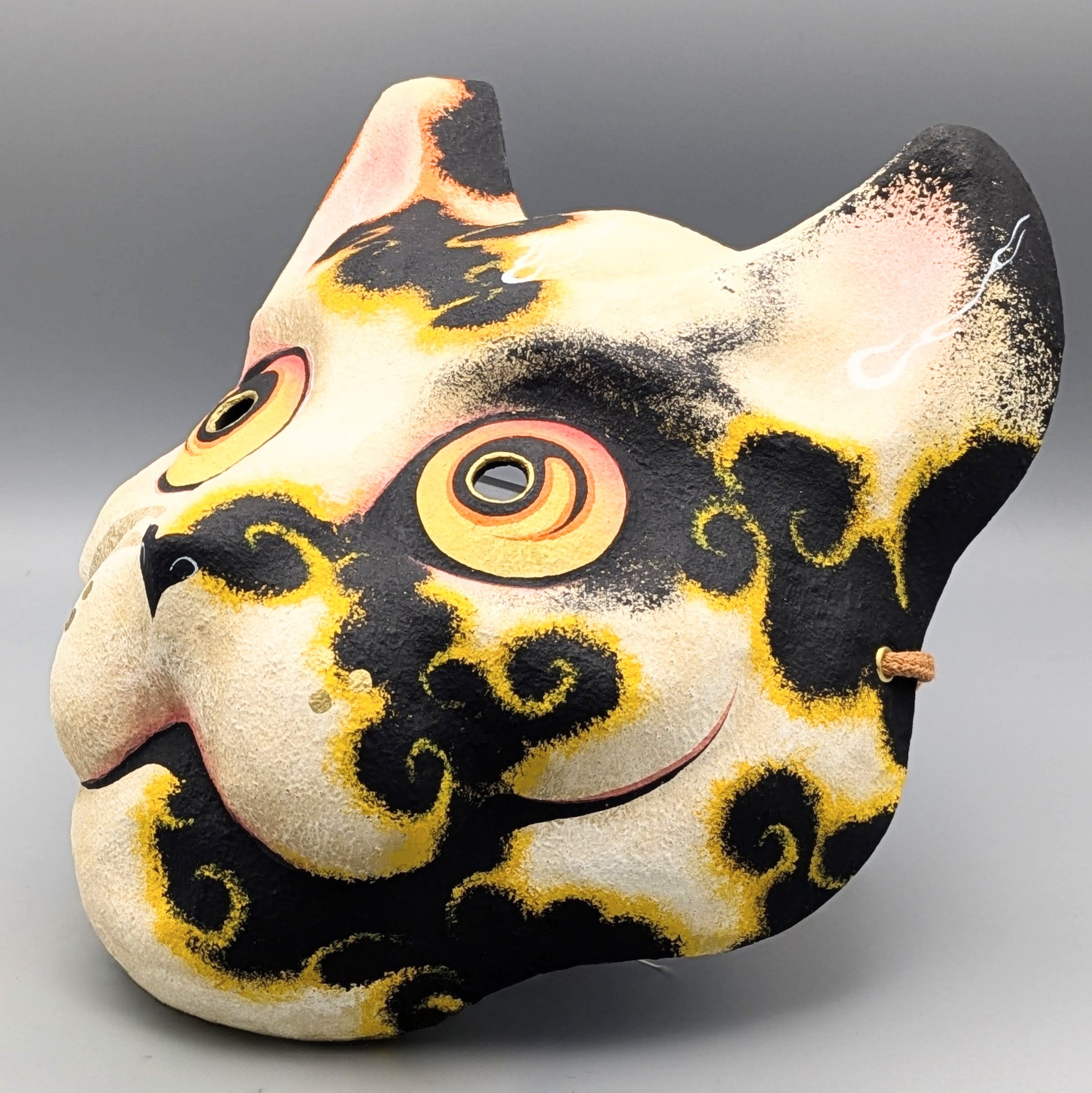 張り子面 【猫面】 | TOKYO MASK FESTIVAL
