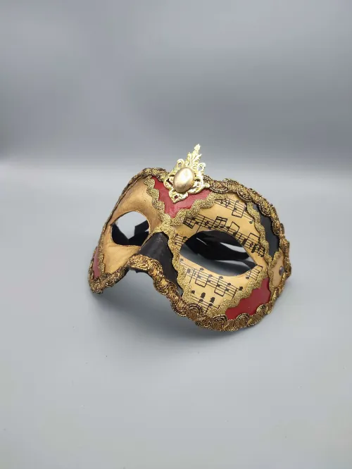 楽譜のベネチアンマスク ハーフ | TOKYO MASK FESTIVAL