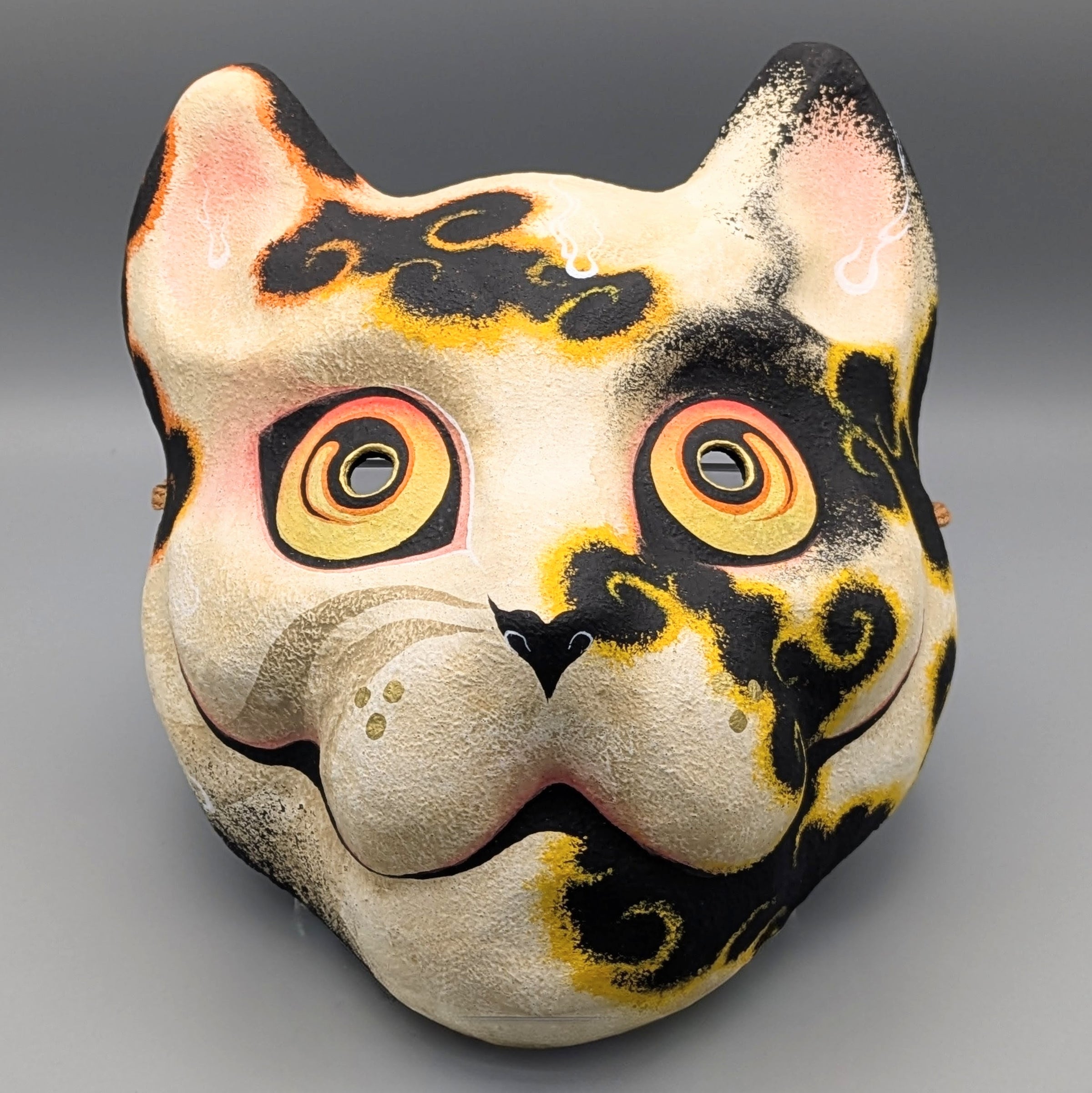 張り子面 【猫面】 | TOKYO MASK FESTIVAL
