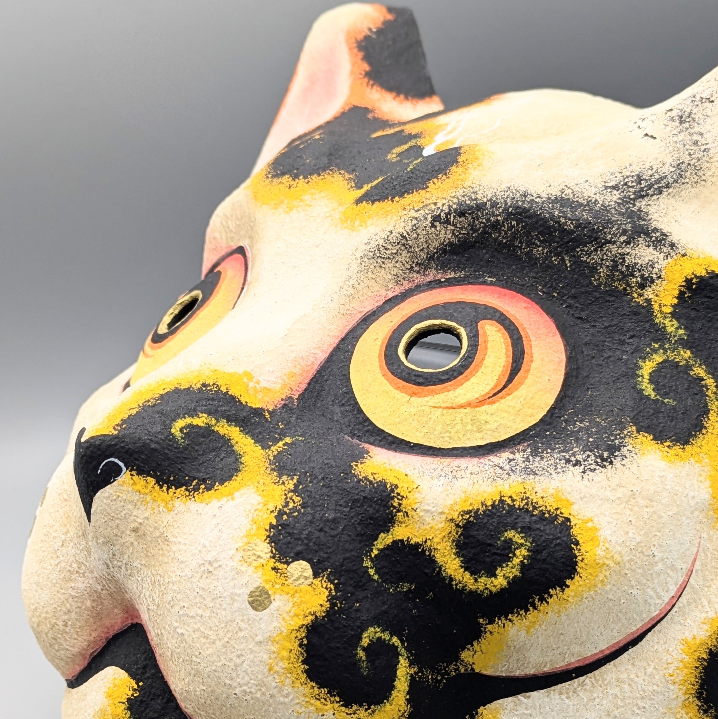 張り子面 【猫面】 | TOKYO MASK FESTIVAL